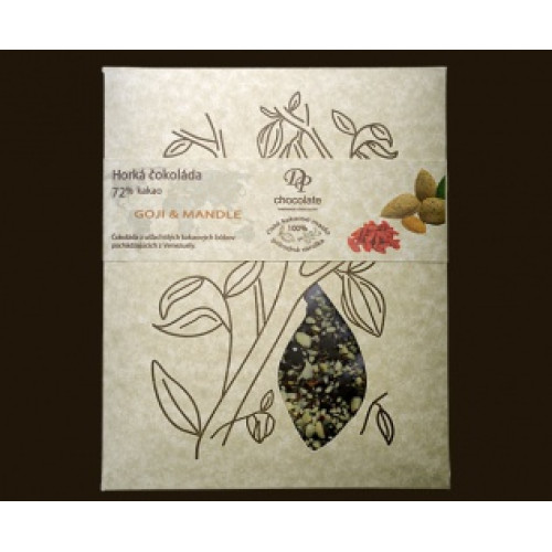 DP Chocolate horká čokoláda & Goji s mandľami 70g