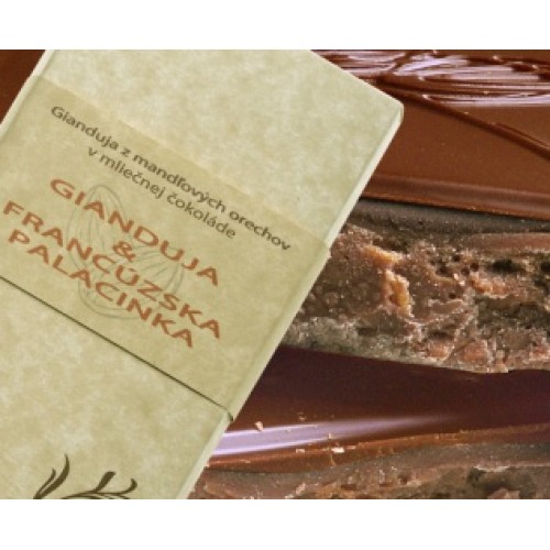 DP Chocolate Gianduja s francúzskou palacinkou, 100g