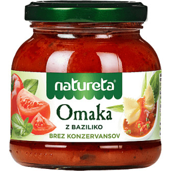 Natureta Prima omáčka s bazalkou 280g