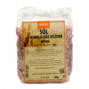 Provita Himalájska soľ – ružová hrubozrnná 0,5kg 