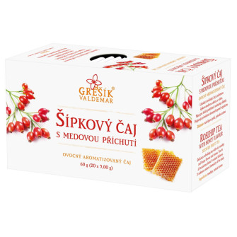 Grešík Šípkový čaj s medom   20n.s. 60g